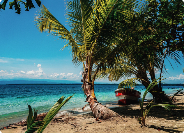 photo of a beach in Indonesia